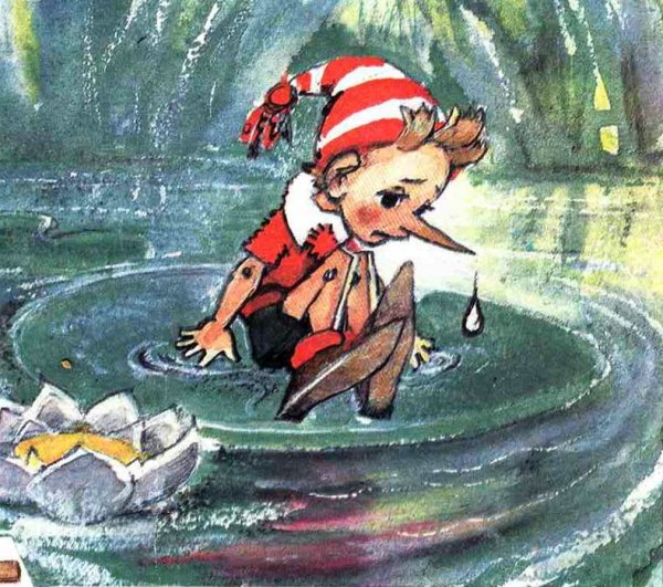 Буратино потерял золотой ключик