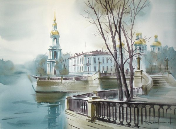 Кузема Константин художник акварели