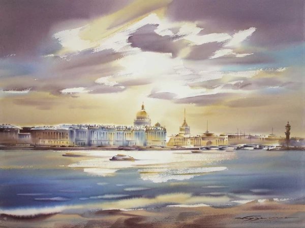 Константин Кузема акварелист художник