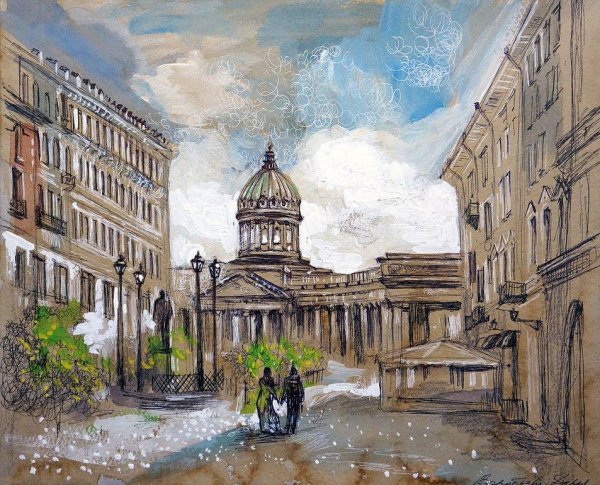 Питер Воробьев живопись