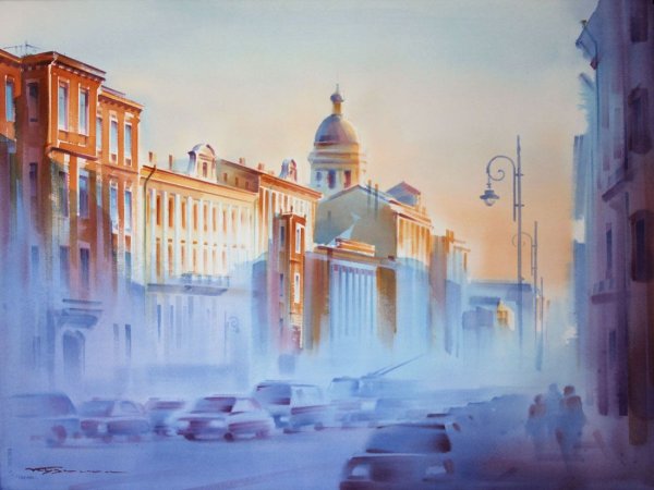 Кузема Константин художник акварели