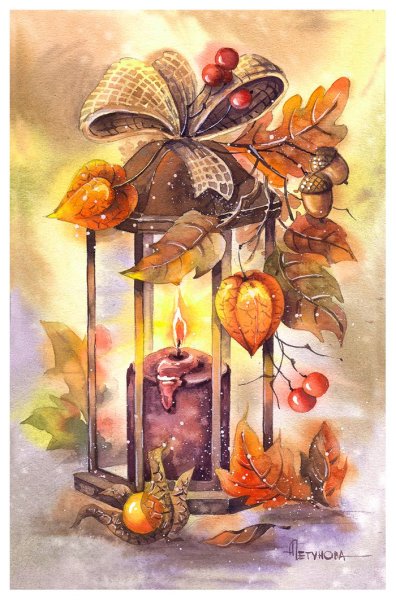 Анна Петунова акварели