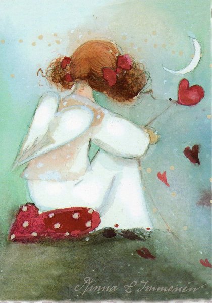 Душевные рисунки с сердечками