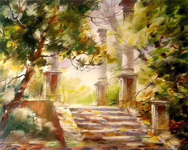 Виктор Зелик художник акварель