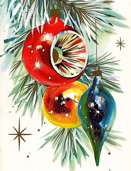 Стеклянный шар акварелью