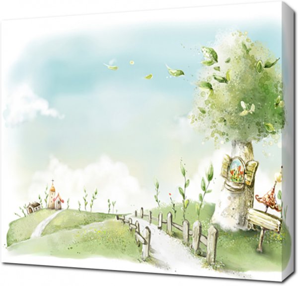 Нежные детские фотообои