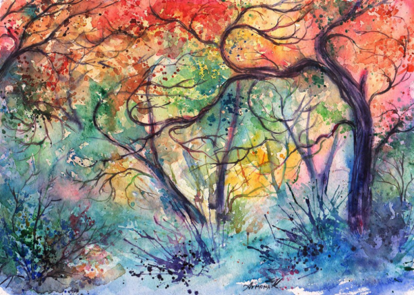 Анна Армона акварель