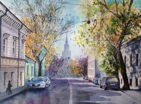 Игорь дубовой художник акварель Москва