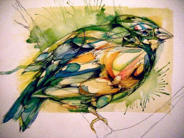 Акварель Эбби Даймонд