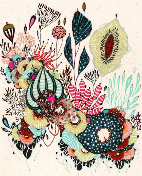 Стилизованная растительность