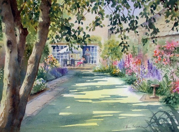 Акварельные летние пейзажи