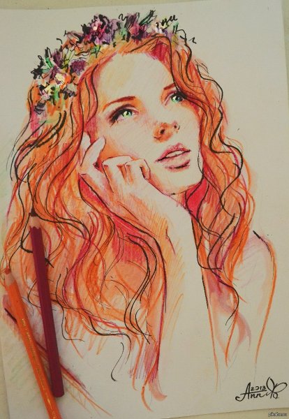 Хелен Коттл картины зонтики