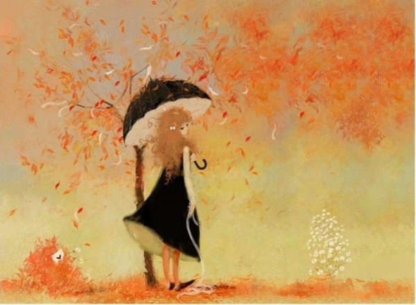 Художница Виктория Кирдий осень