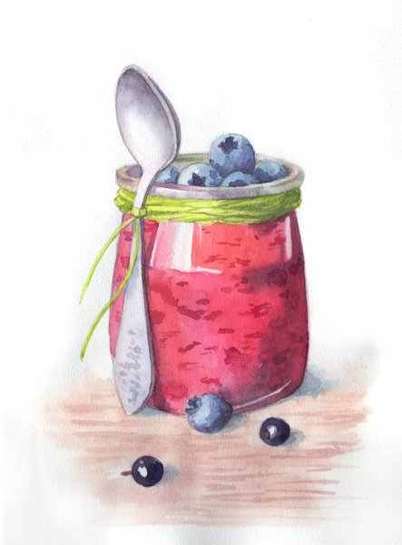 Варенье иллюстрация