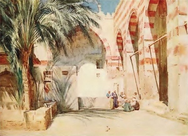 Акварель в древнем Египте