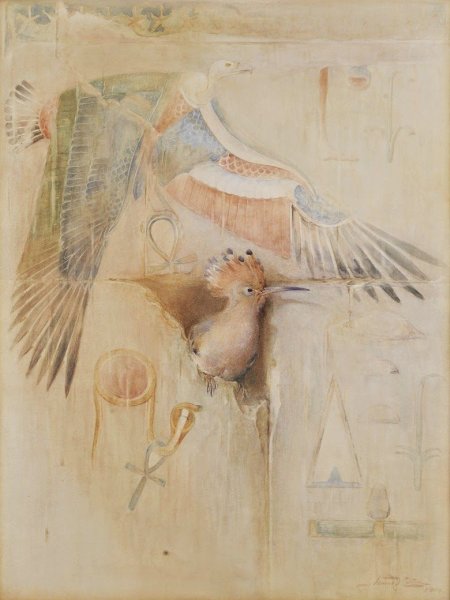 Птицы Египет живопись