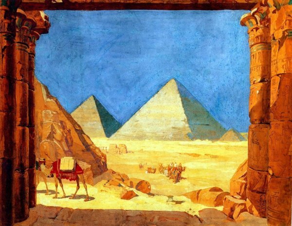 Гелиополь древний Египет в живописи