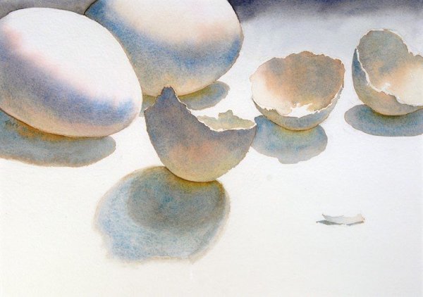 Гризайль яйца