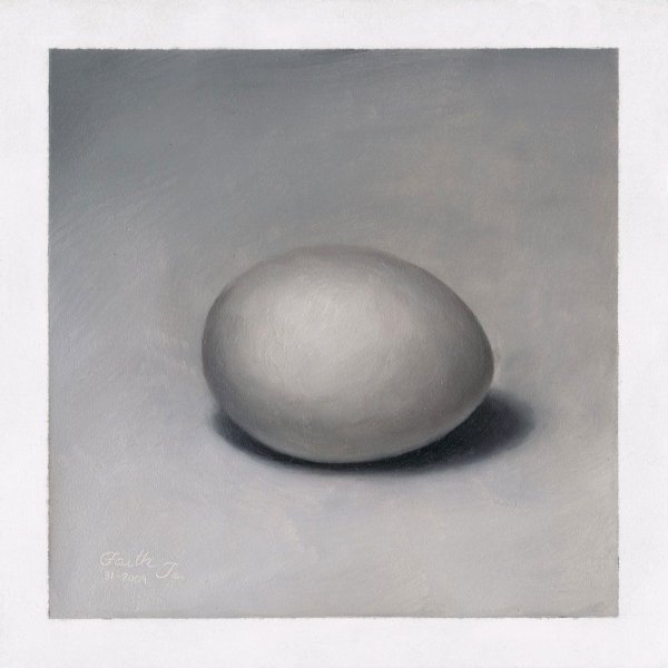 Яйцо акварелью