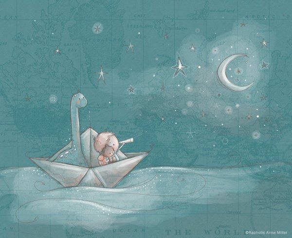 Кораблик акварель