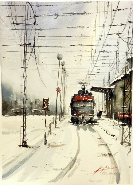 Нисский художник поезда