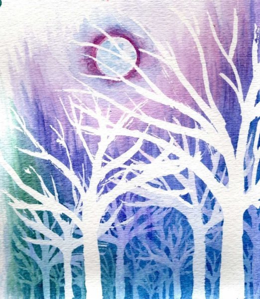 Рисование свечой