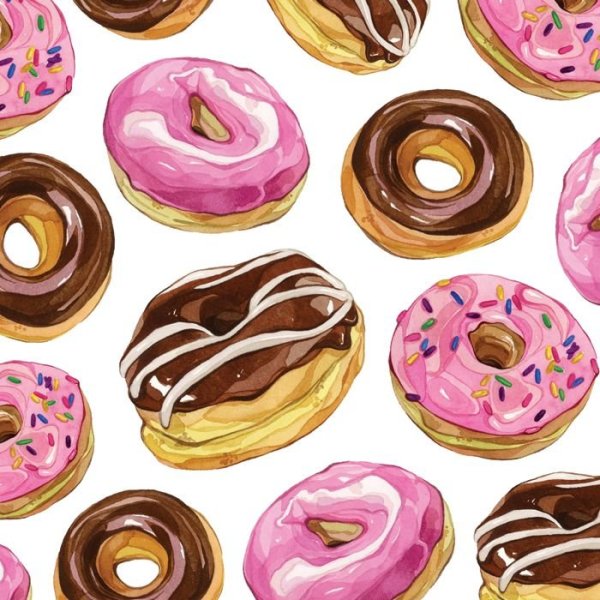 Пончик маркерами