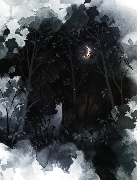 Мрачная акварель
