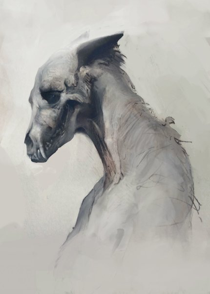 Монстр акварелью