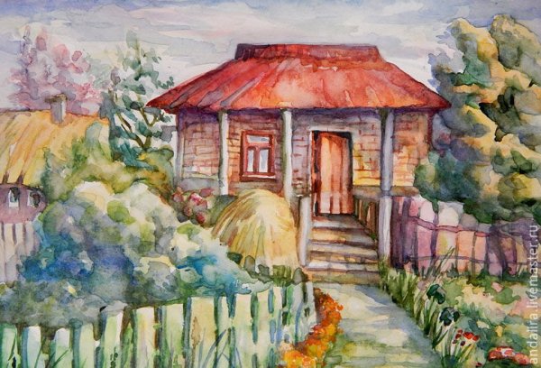 Живопись акварель пленэр архитектура