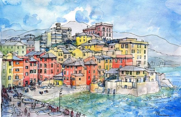 Скетчинг Италия