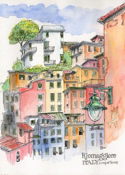 Скетчинг Италия