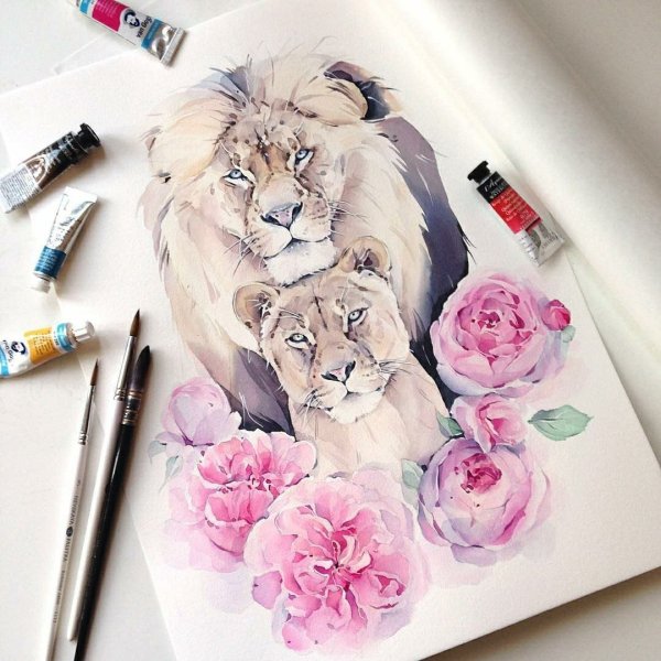 Семья Львов живопись акрил