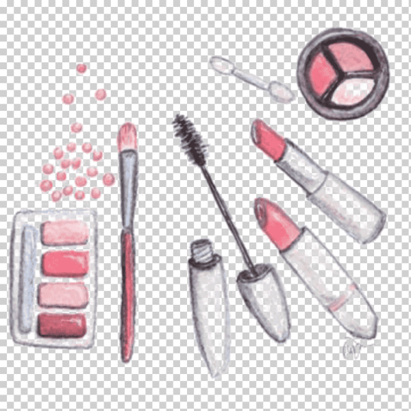 Акварельные принадлежности для макияжа