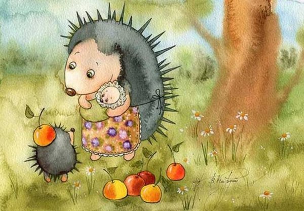 Виктория Кирдий Ежик Сережик