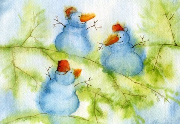 Виктория Кирдий художник зима