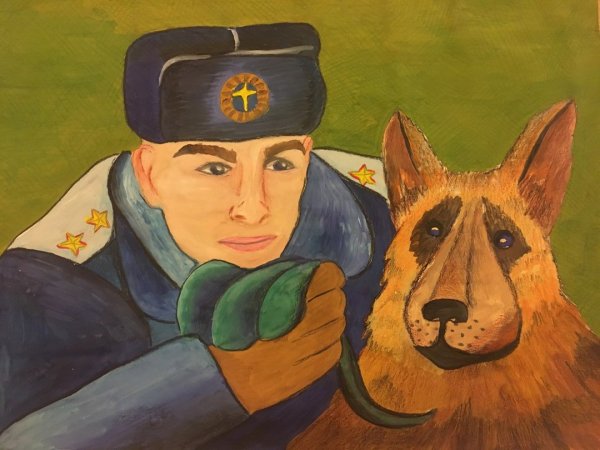 Полиция глазами детей рисунки