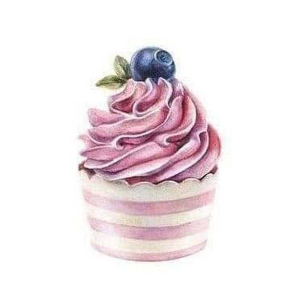 Акварельные капкейки