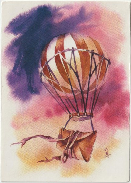 Воздушный шар арт