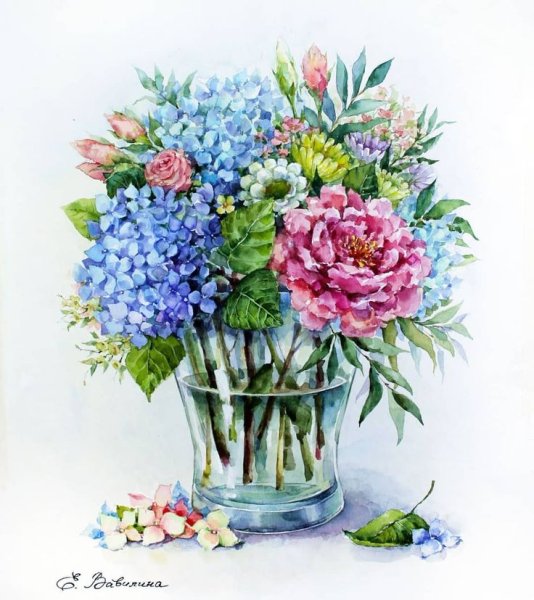 Елена Вавилина акварель