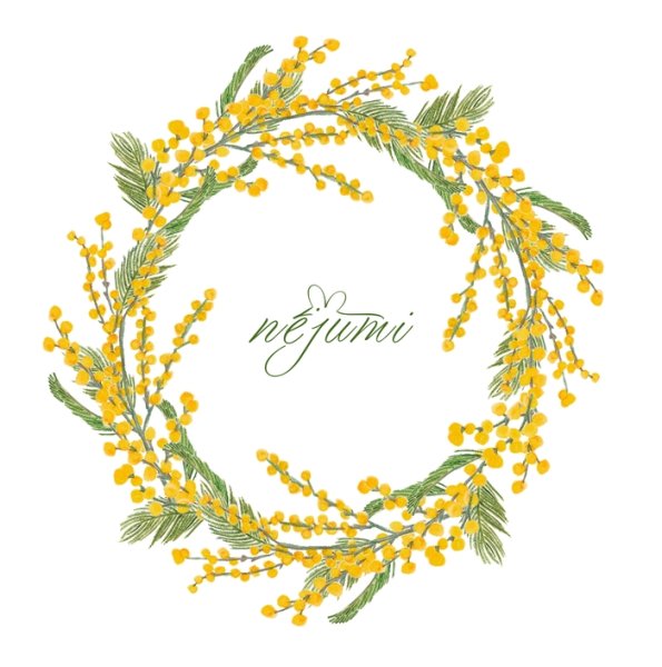 Мимоза венок