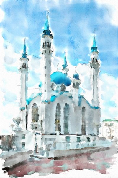 Мечеть кул Шариф картина