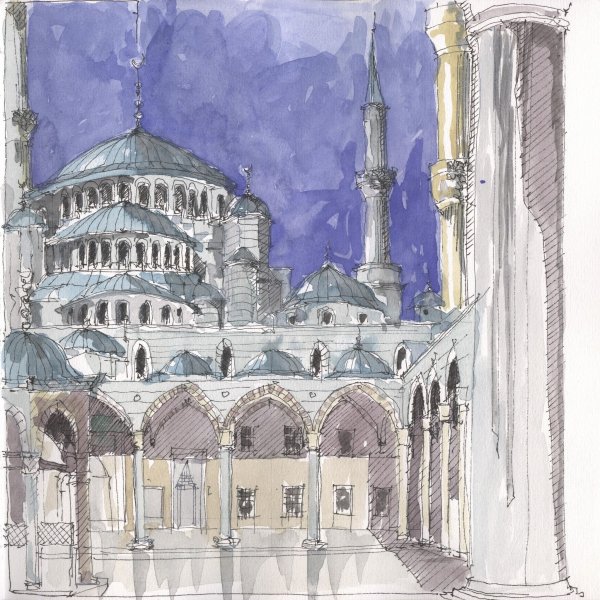Мечеть Стамбул скетч