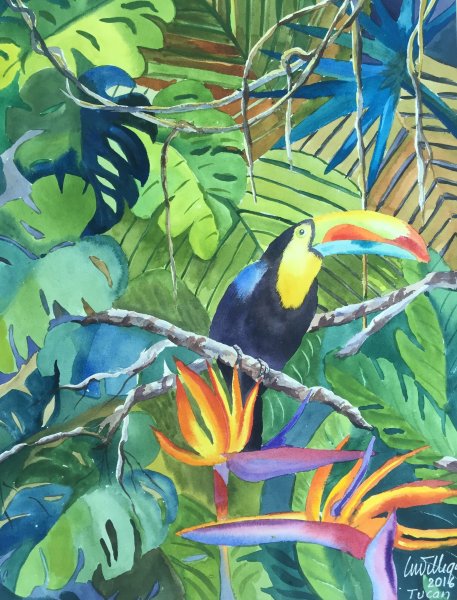 Тропики живопись