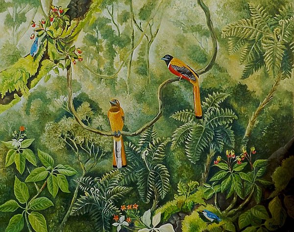 Аффреско пальмы