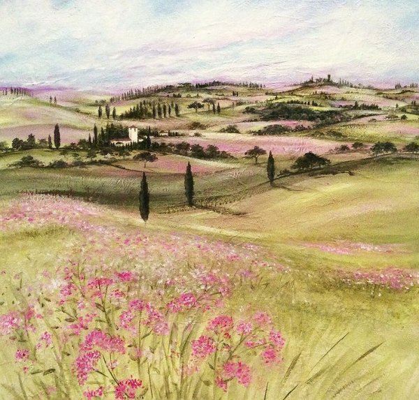 Постижение тишины художница Diane Demirci