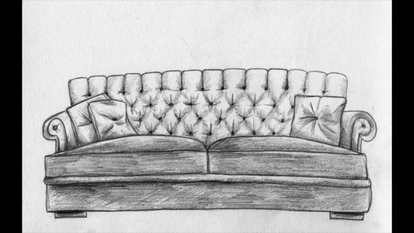 Красивые диваны для срисовки
