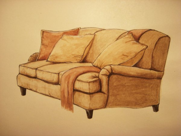 Эскизы мягкой мебели