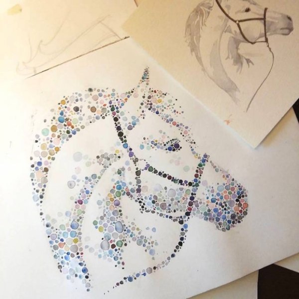 Акварельные иллюстрации животных художник Ana Enshina