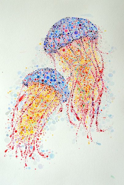 Рисование брызгами